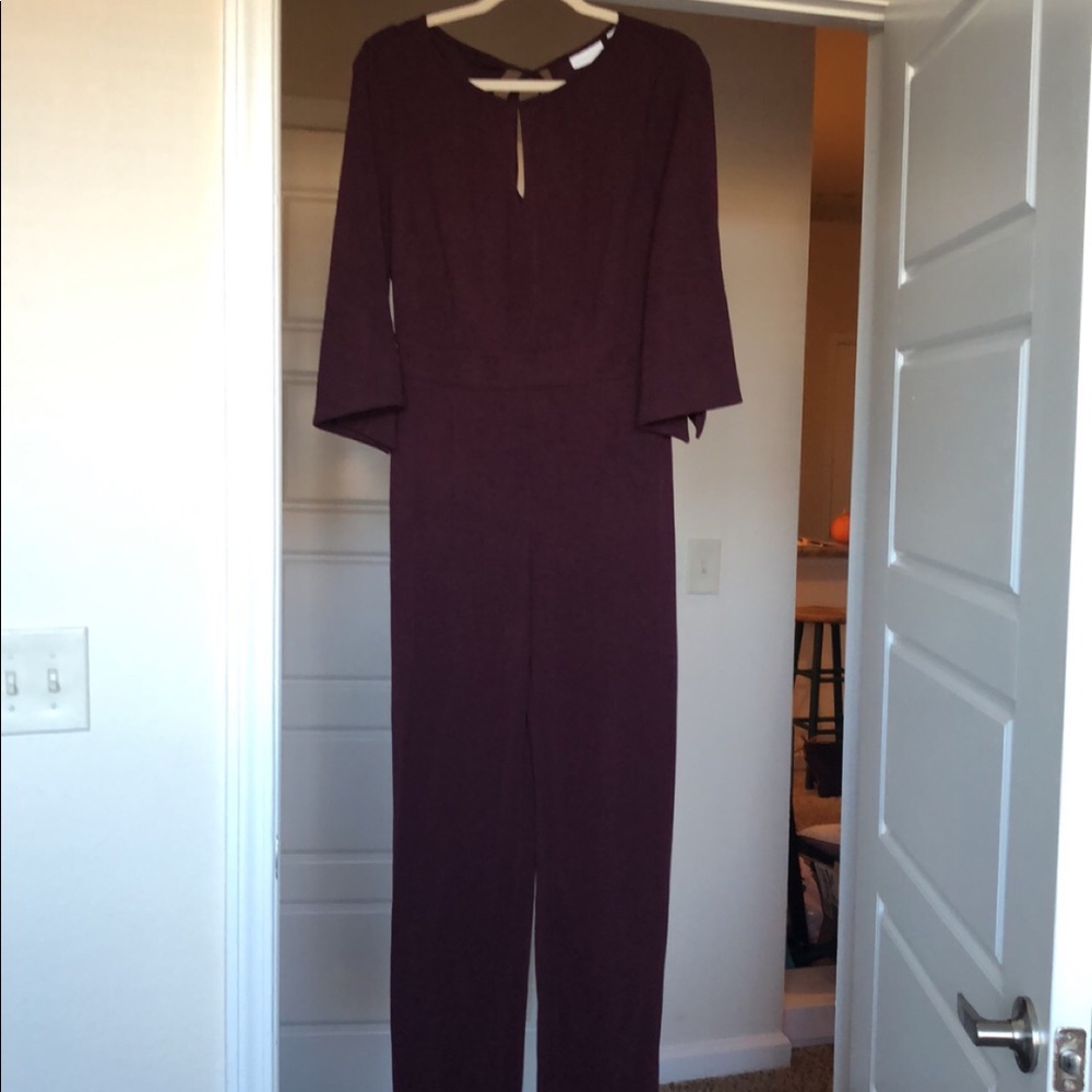 Burgundy Jumpsuit